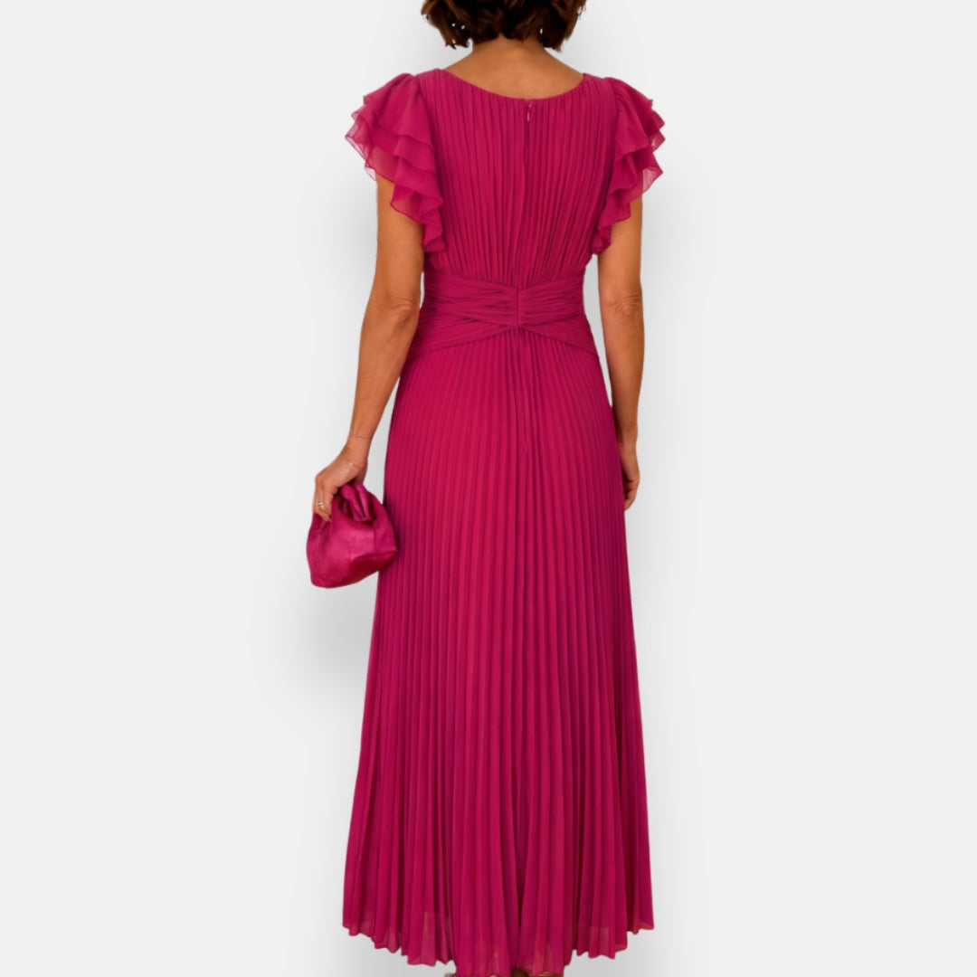 Foy | Robe Maxi Plissée