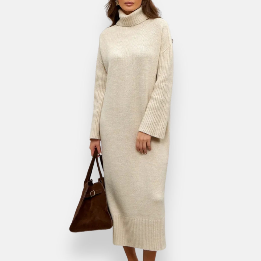 Liyana | Robe maille midi