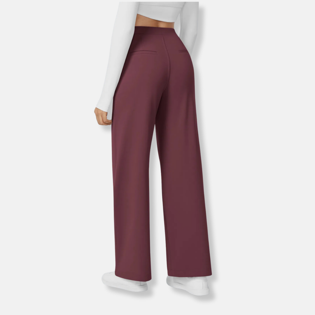 Nyra | Pantalon large taille haute