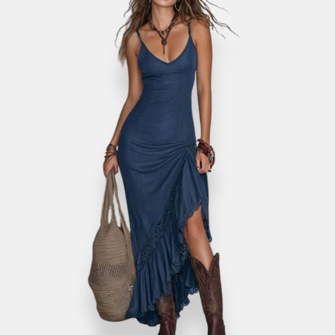 Faronise | Robe Longue Dentelle