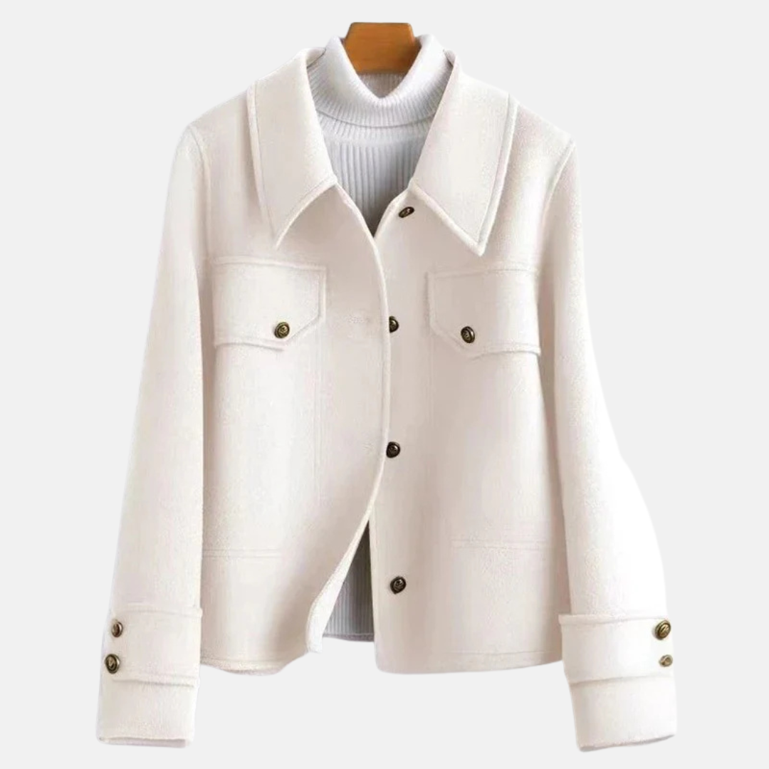 Eloïse | Veste élégante à boutons dorés