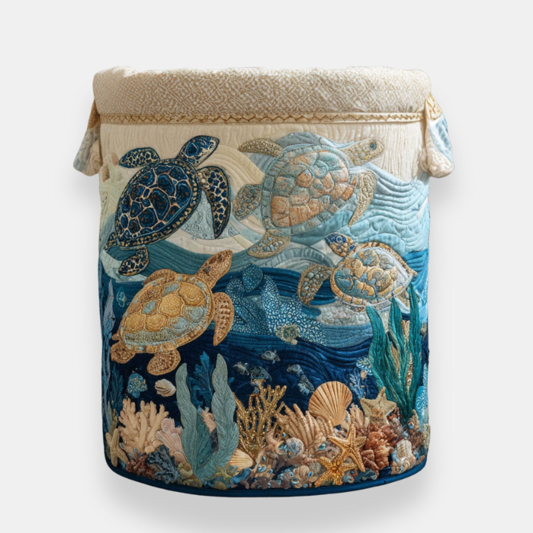 Panier Linge Tortues