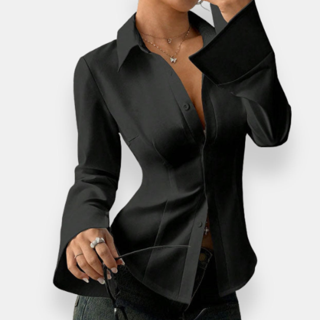 Solia | Chemise Col Pointu