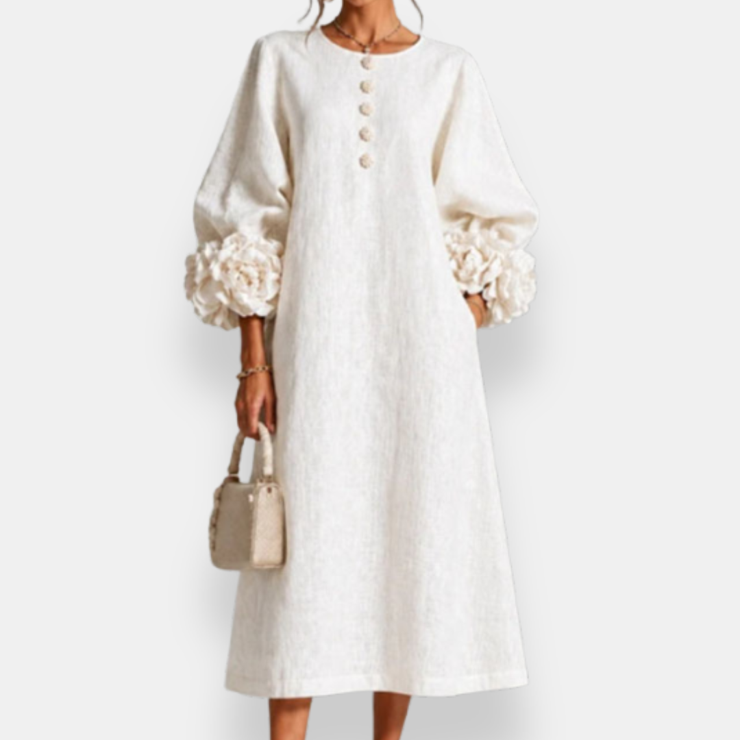 Marlie | Robe Mi-Longue Florale