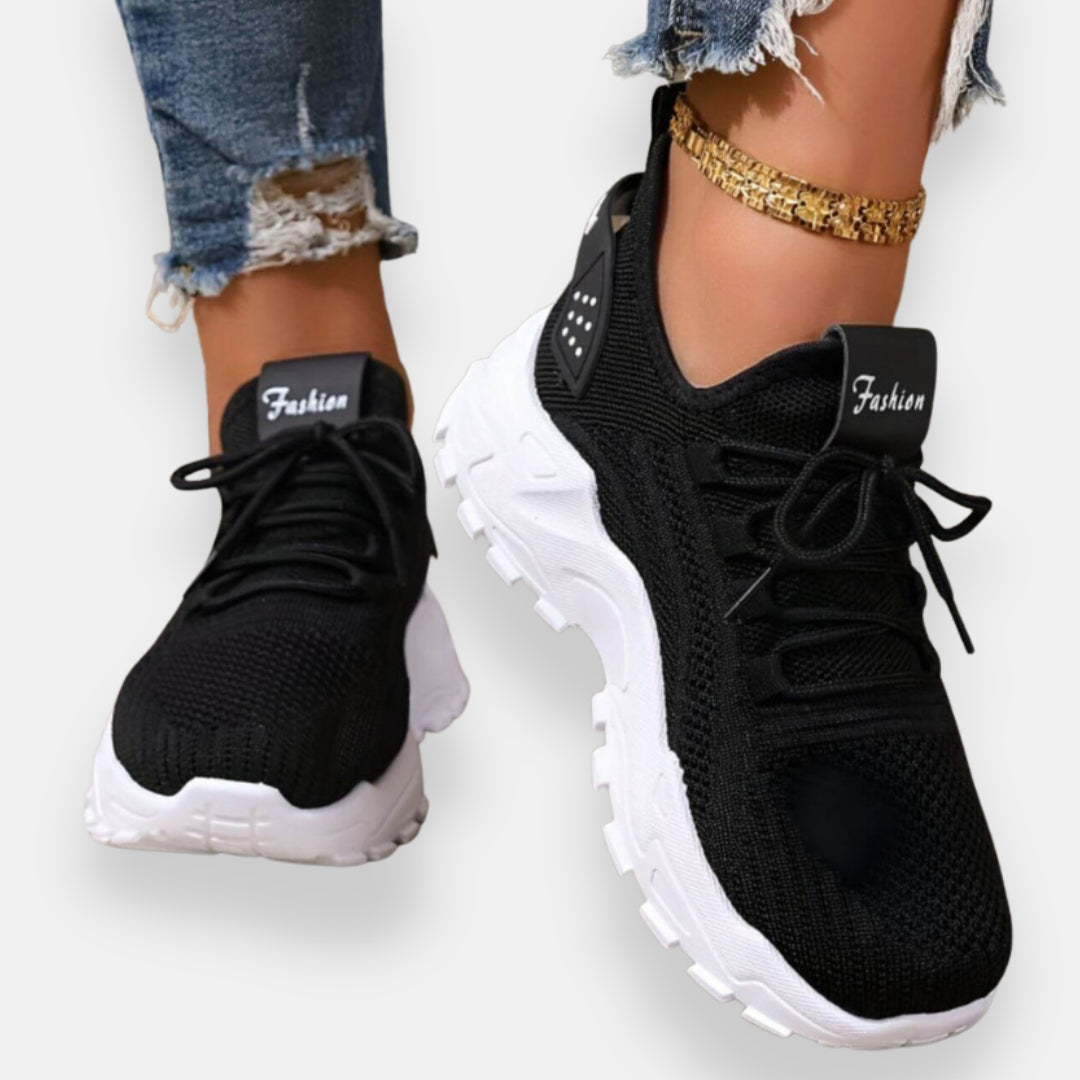 Fauvanne | Sneakers maille semelle crantée