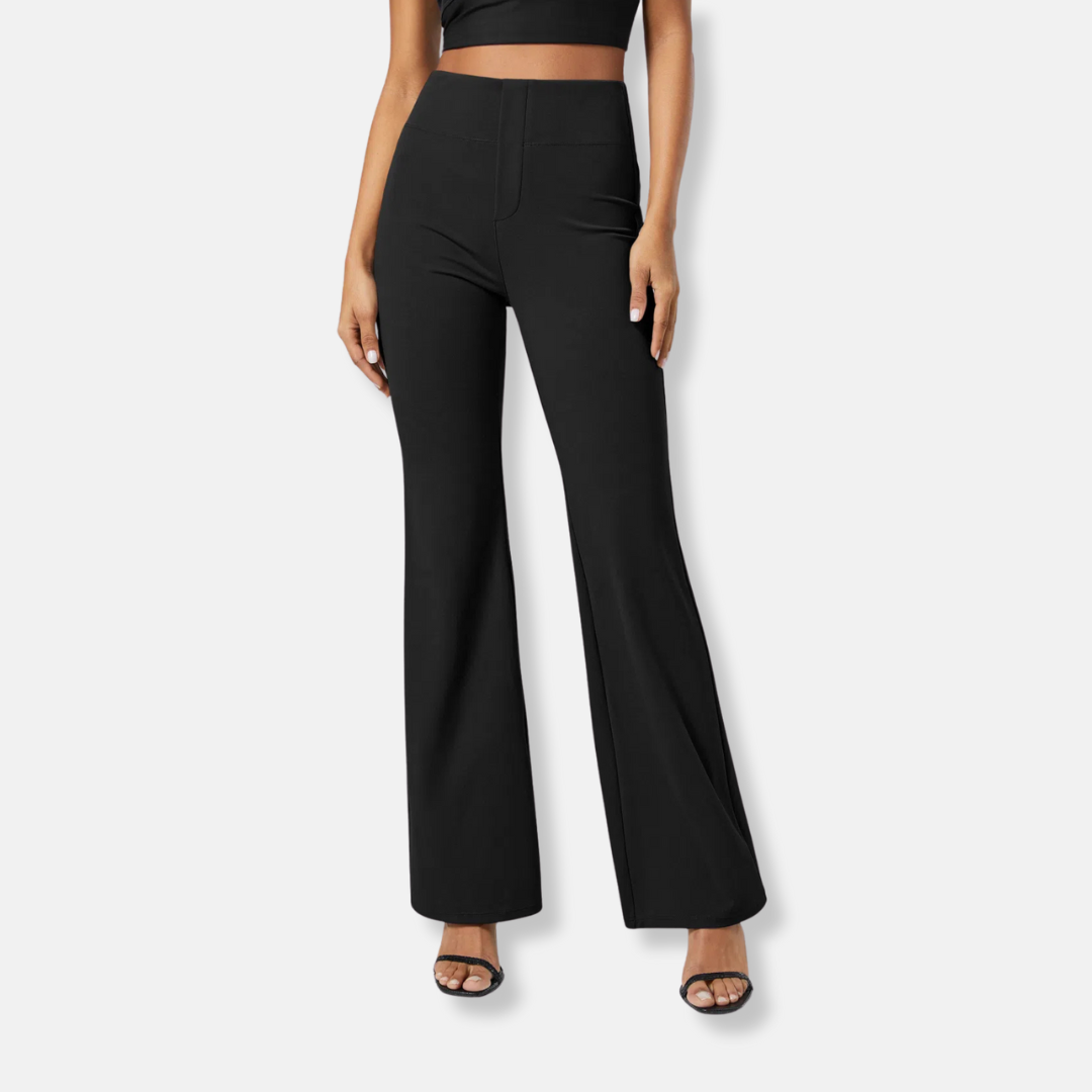 Ione | Pantalon large taille haute