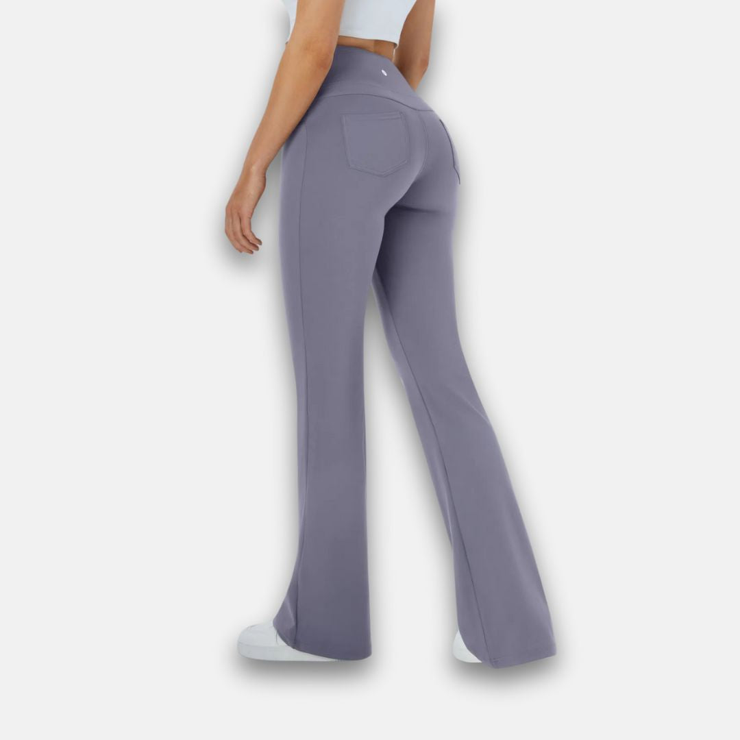 Athena | Pantalon flare taille haute