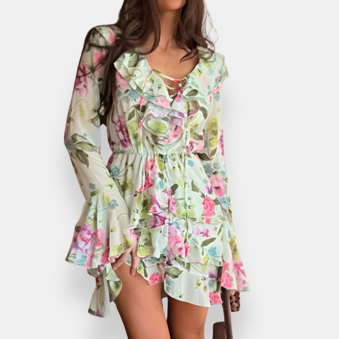 Savine | Robe Courte Volantée