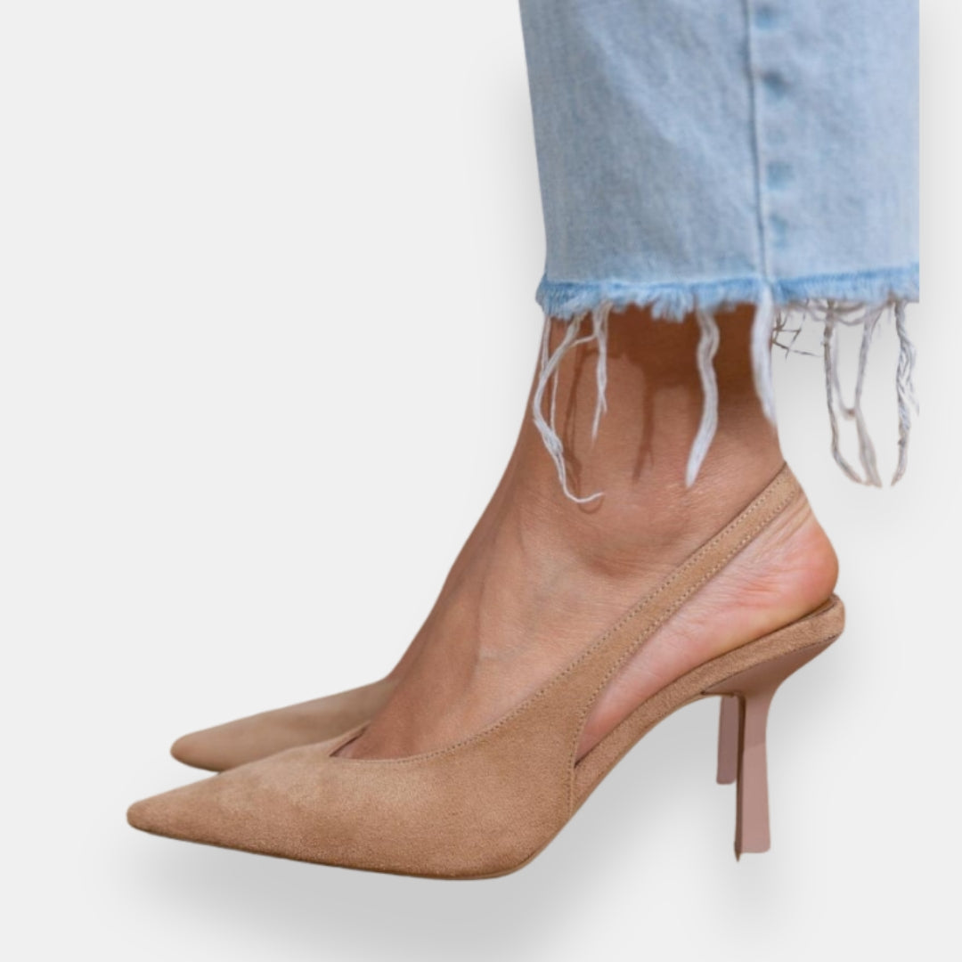 Délphoire | Escarpins slingback à talon fin