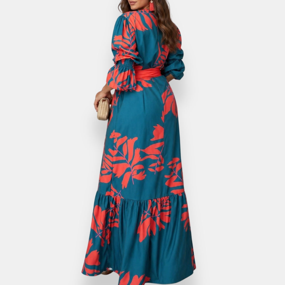 Yaële | Robe Maxi Florale Tropicale