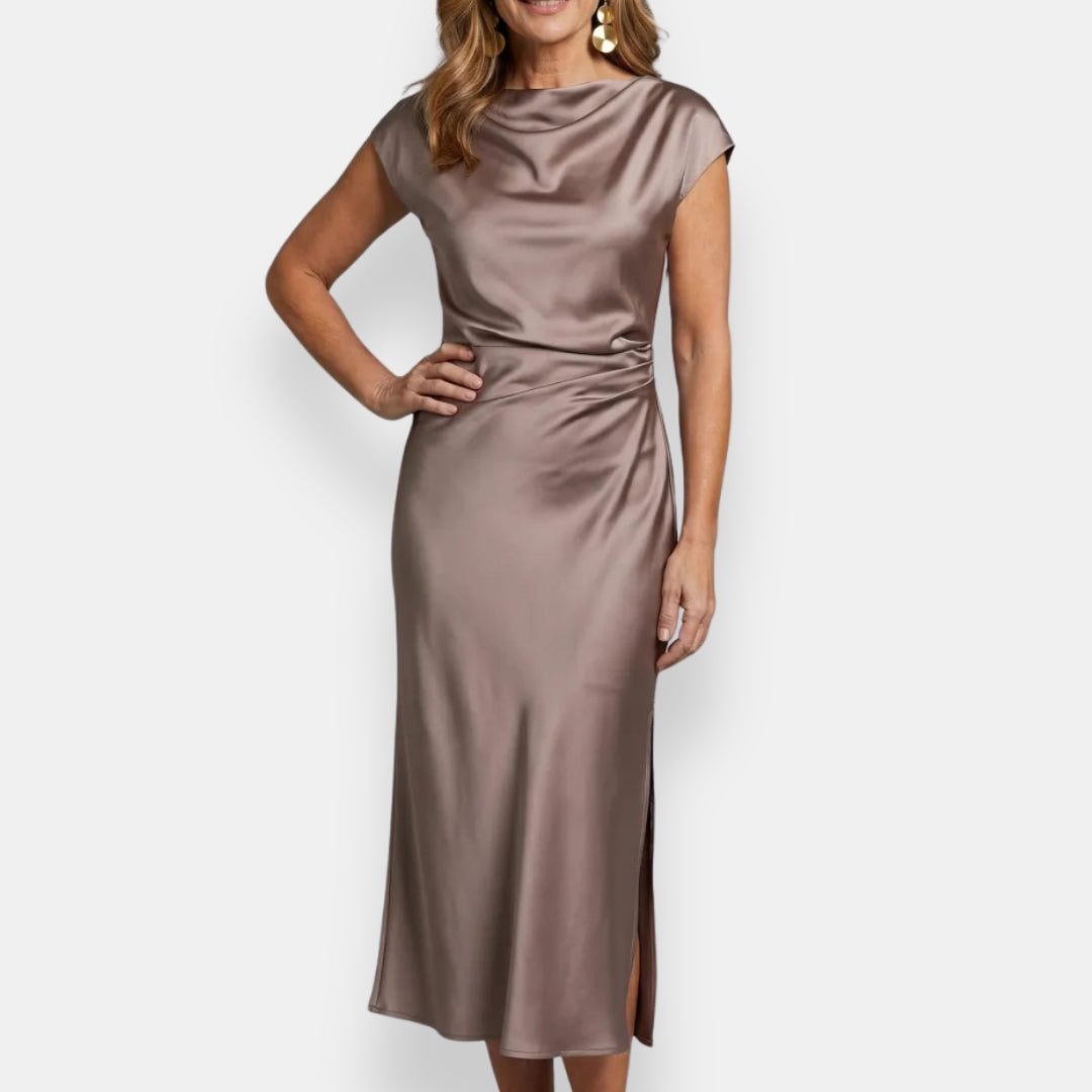 Suzette | Robe Satinée Bénitier