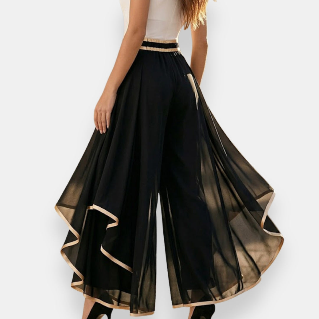 Désirée | Pantalon surcouche dorée