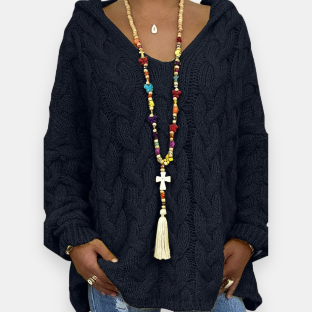 Bleuette | Pull Maille Capuche