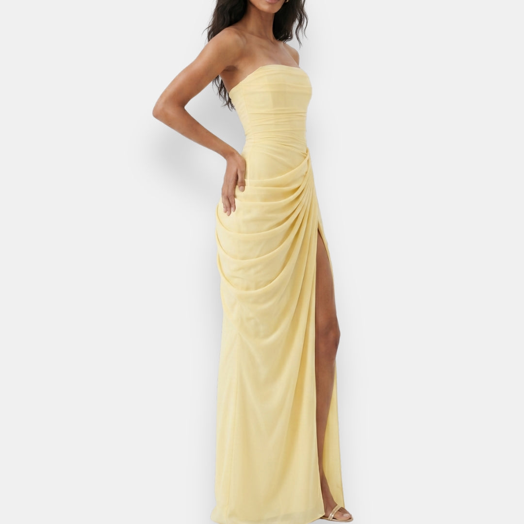 Trémaine | Robe Bustier Fendue