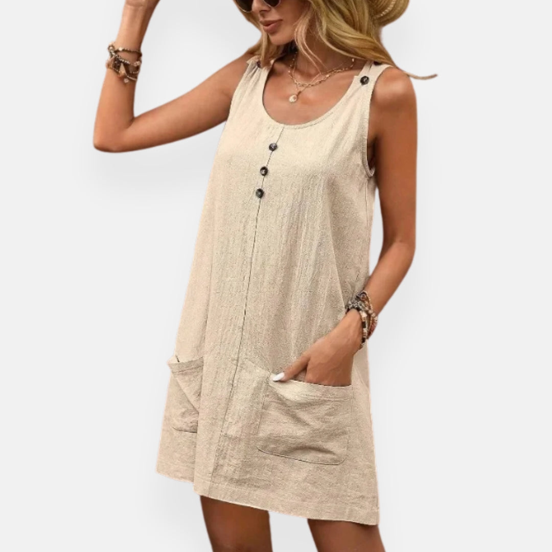 Solenne | Robe décontractée à poches