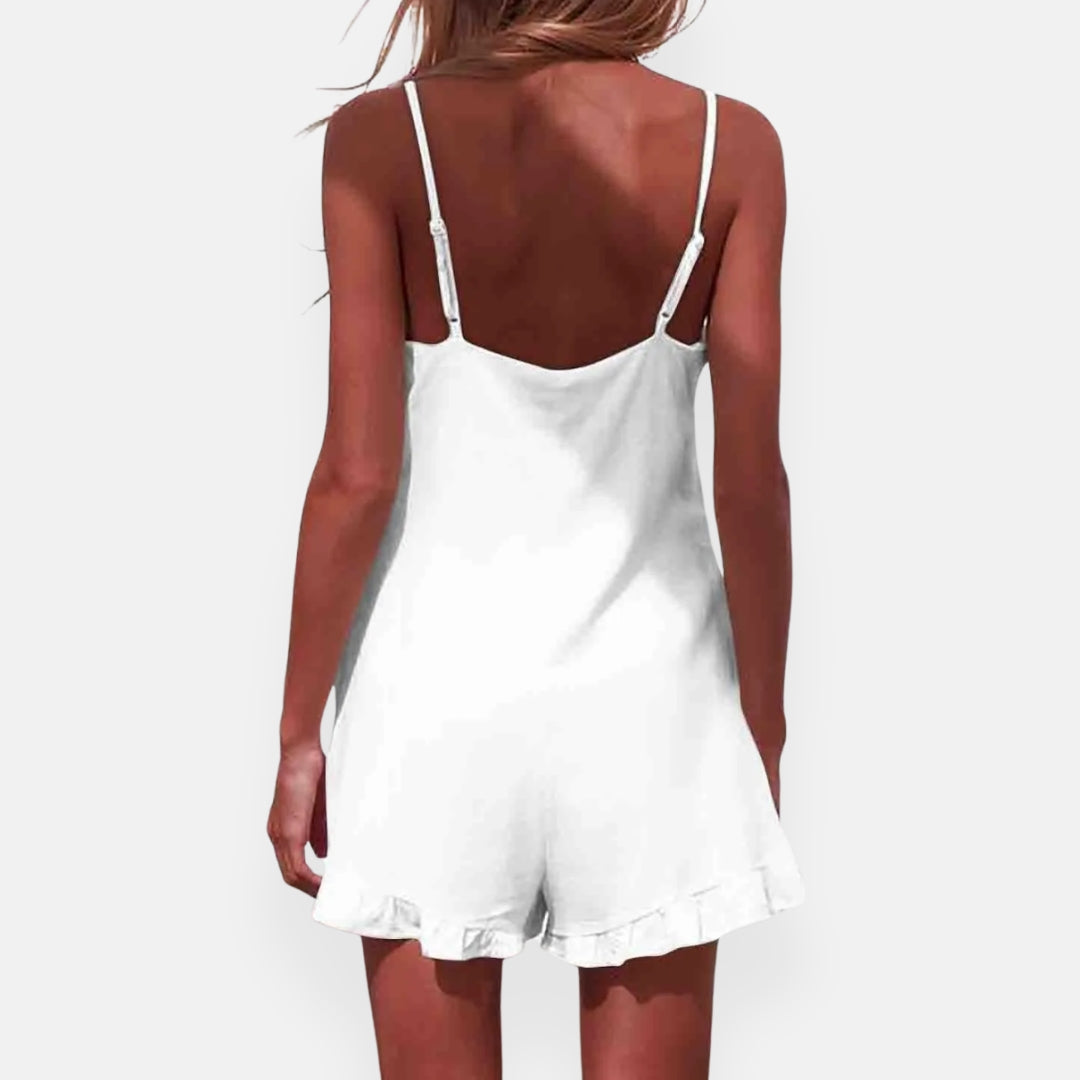 Jamila | Mini-robe noire à bretelles fines