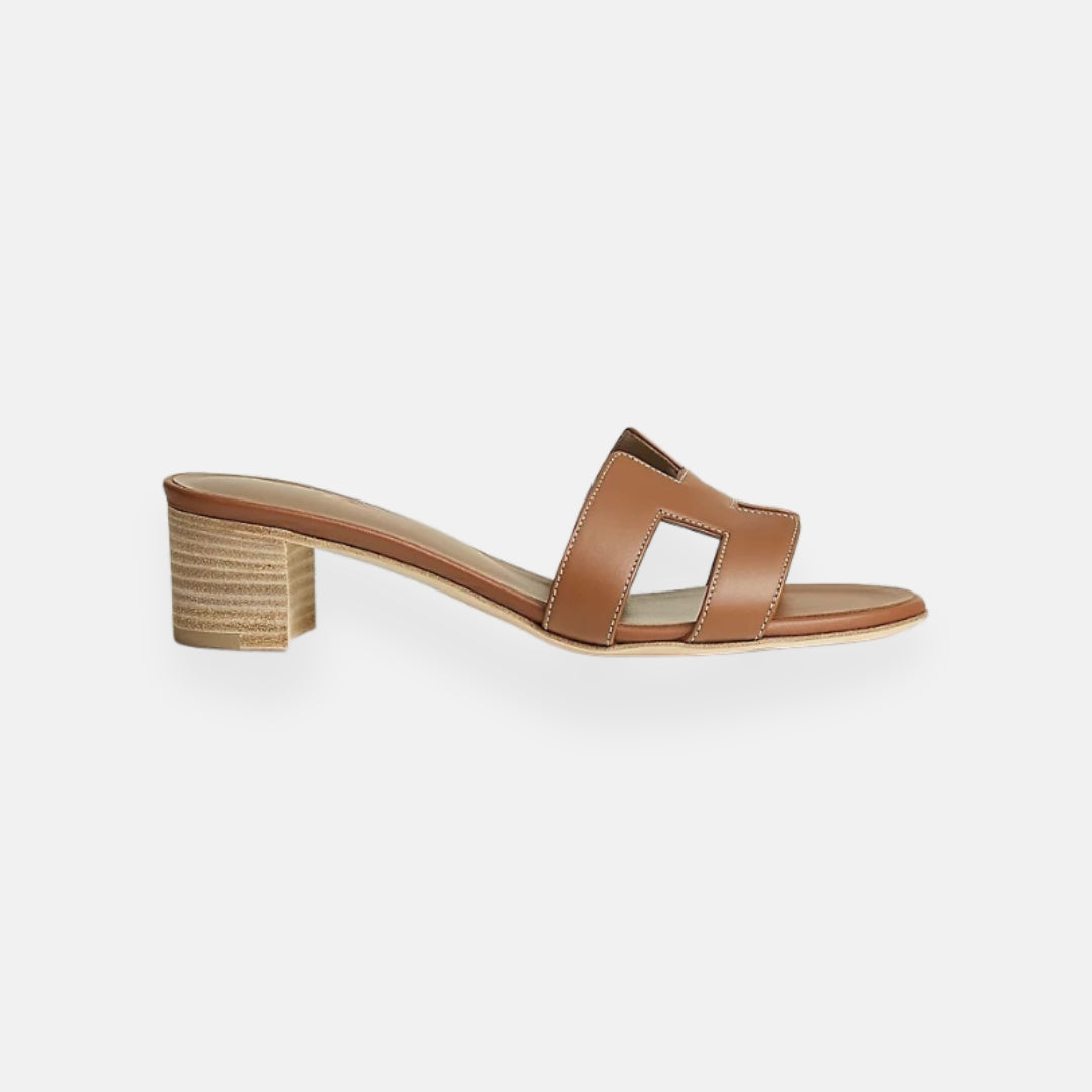 Clara | Mules à petit talon ajourées