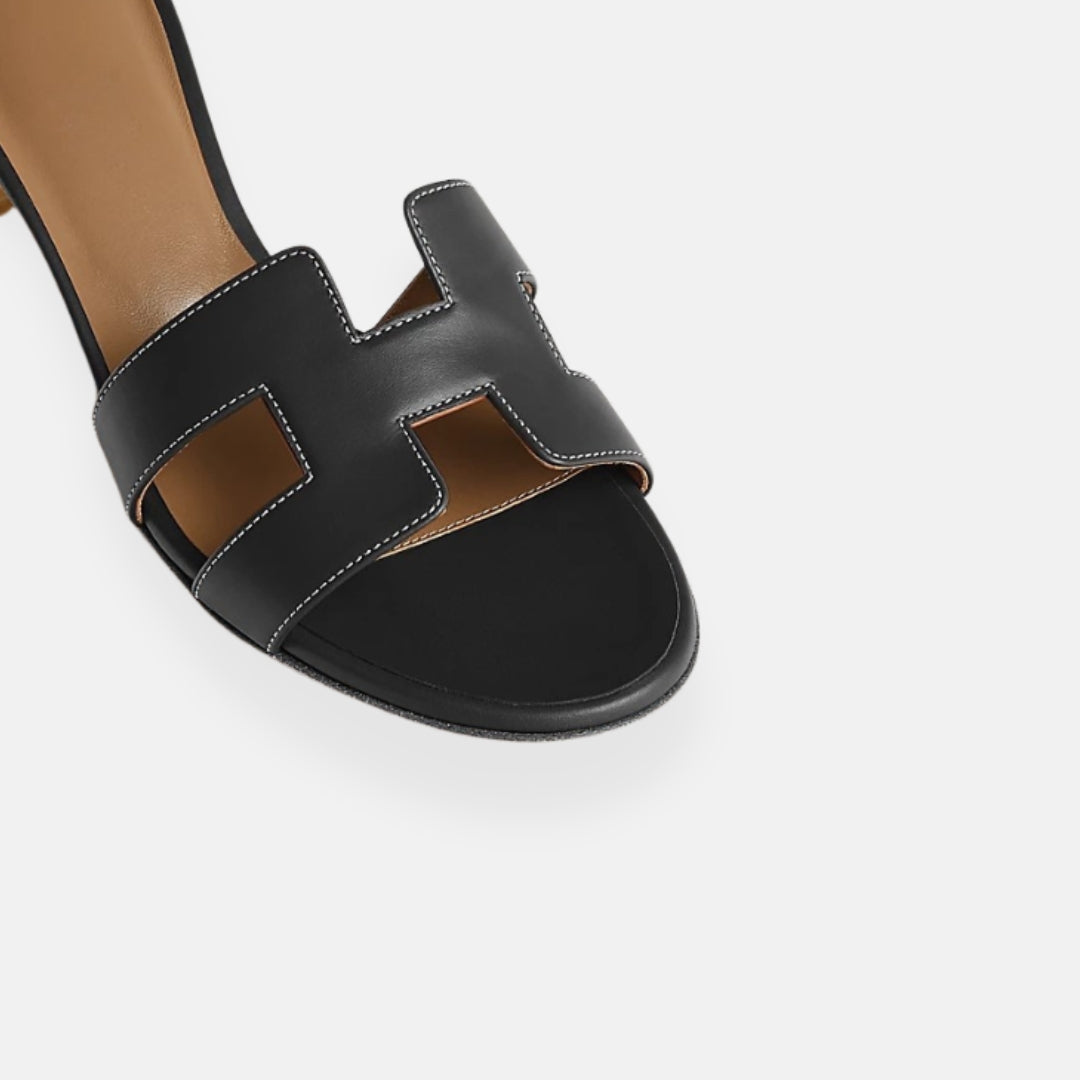 Clara | Mules à petit talon ajourées