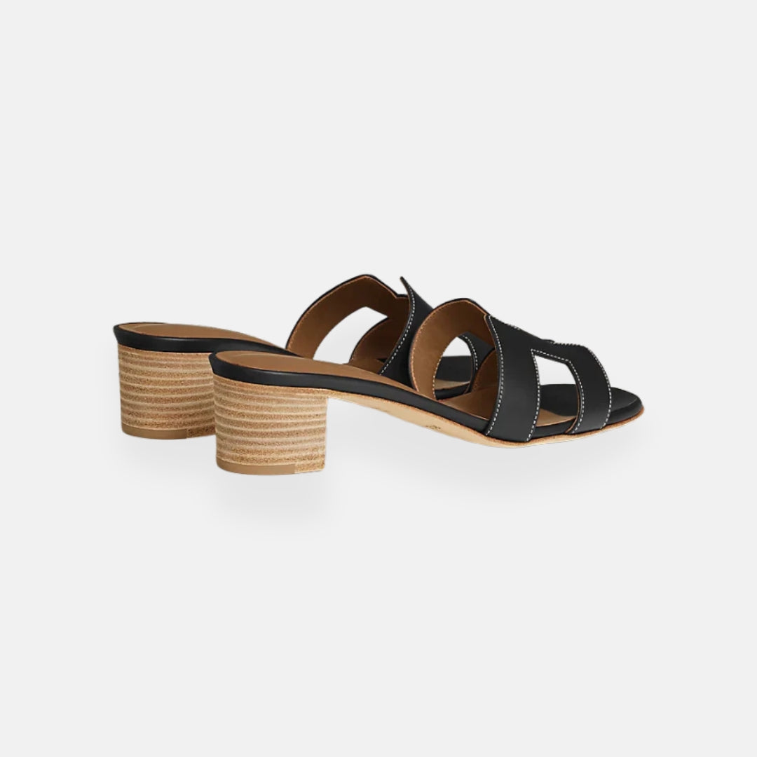 Clara | Mules à petit talon ajourées