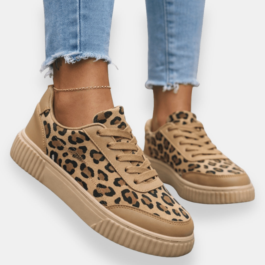 Kériane | Sneakers léopard plateforme