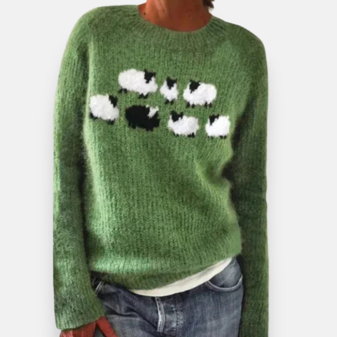 Aurivion | Pull jacquard cosy