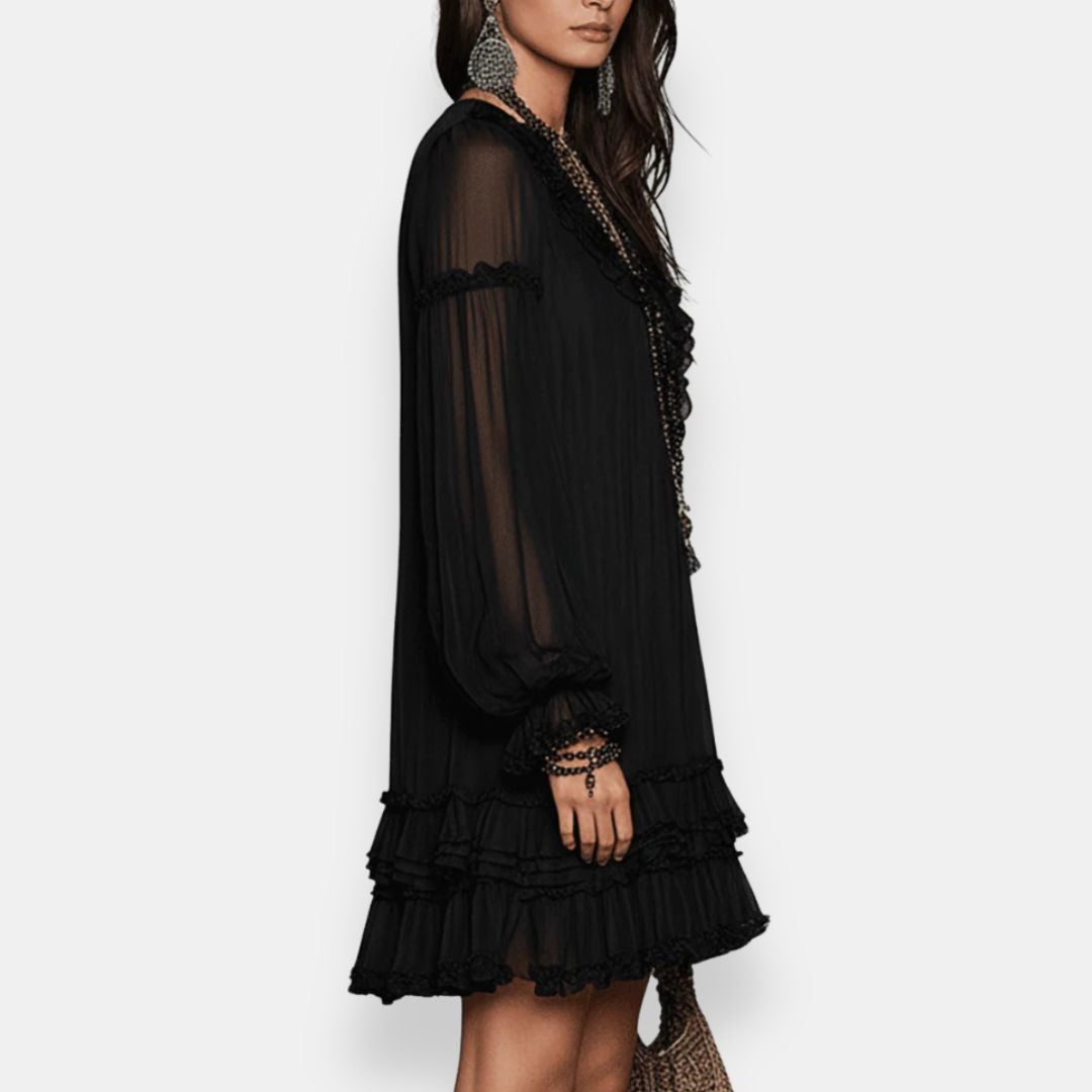 Mélusiane | Robe bohème à volants