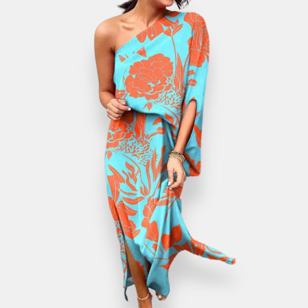 Évie | Robe Asymétrique Florale