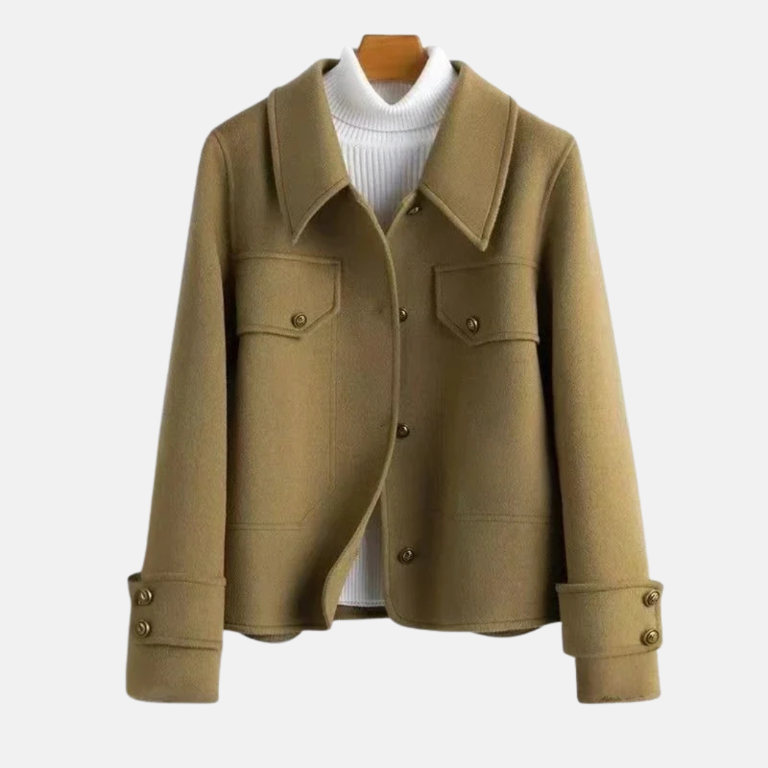 Eloïse | Veste élégante à boutons dorés