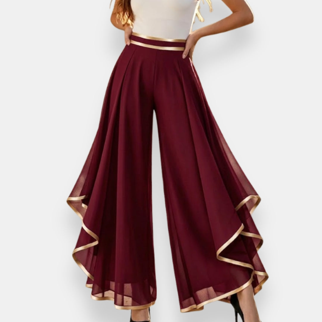 Désirée | Pantalon surcouche dorée