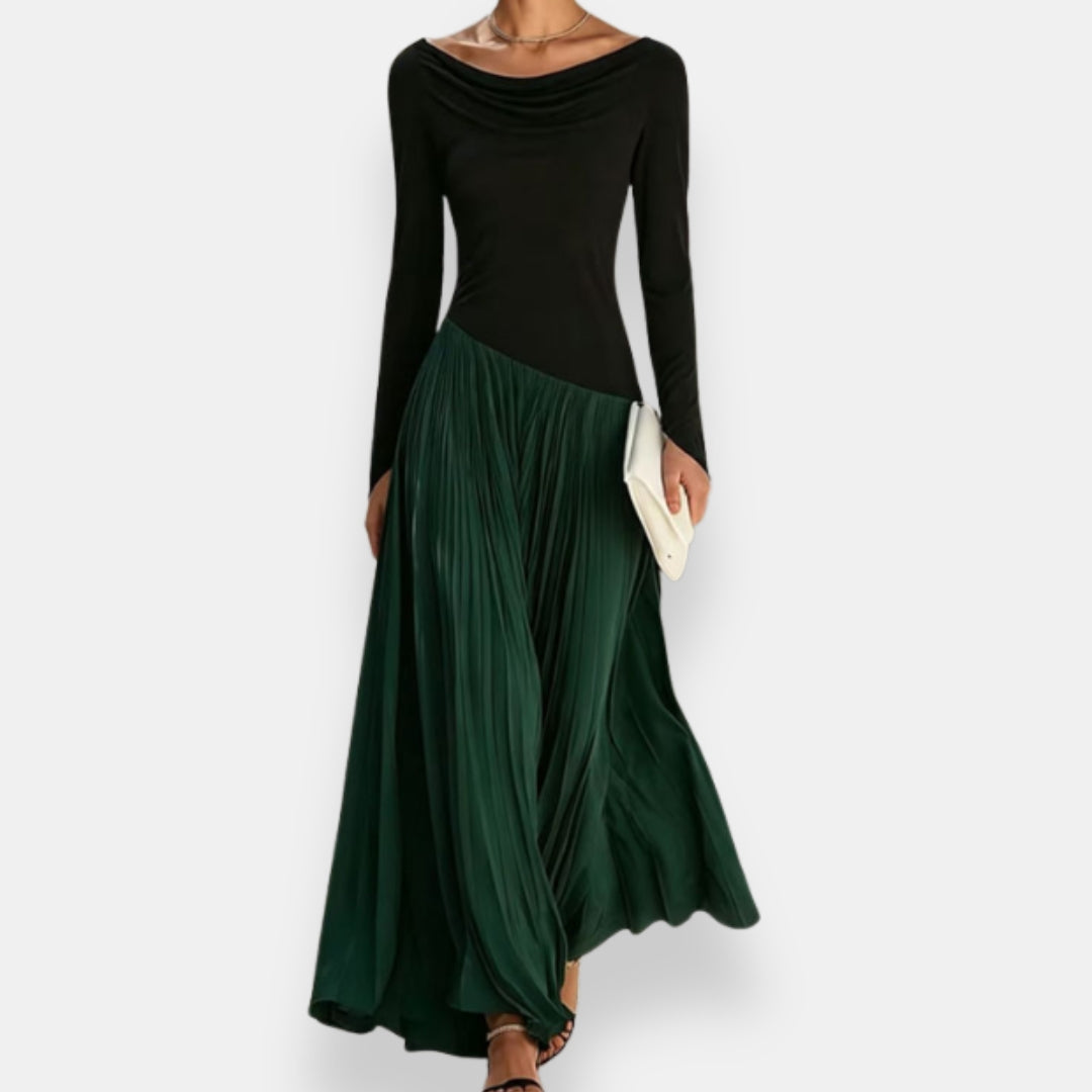 Juliane | Robe Plissée Asymétrique