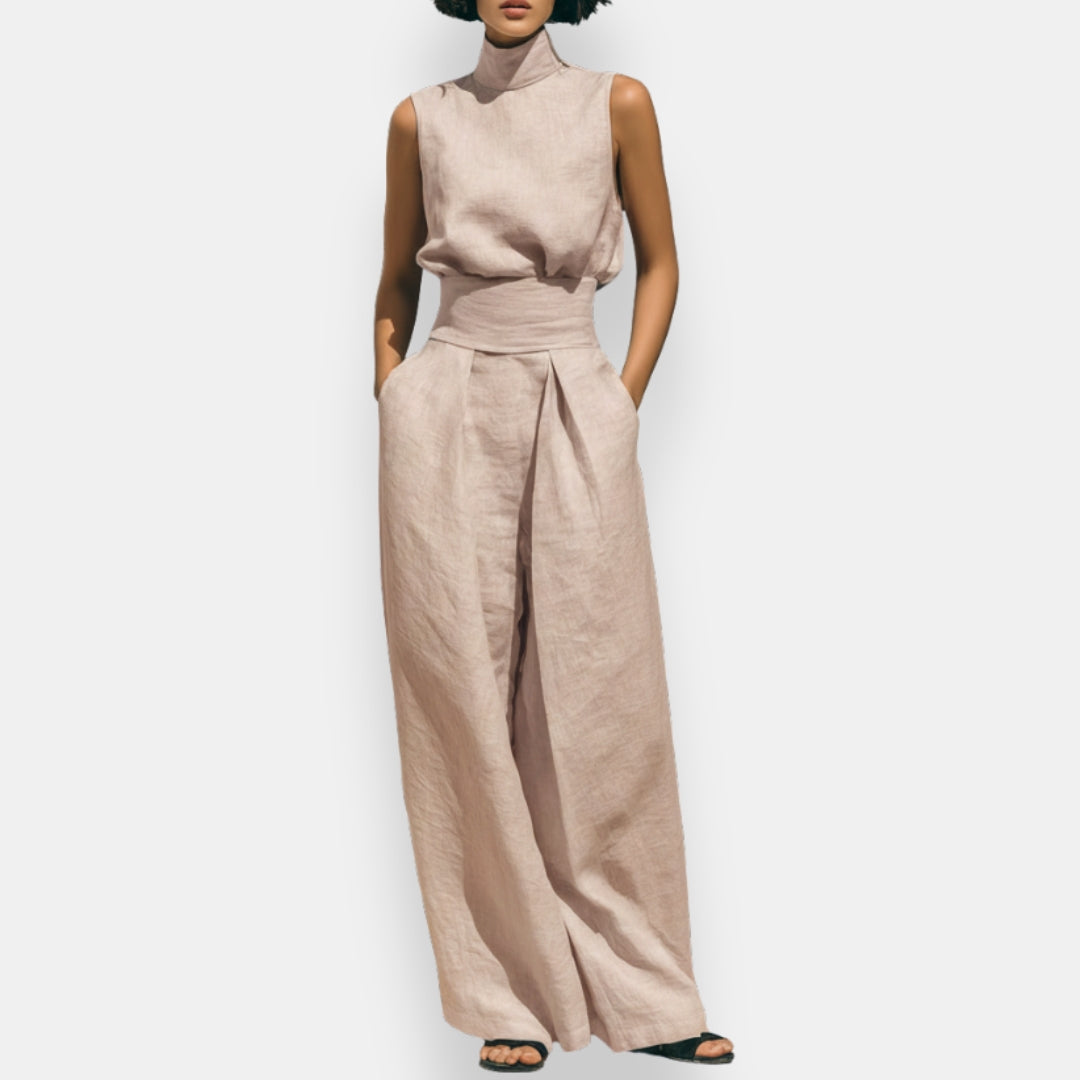 Féorwine | Tailleur pantalon col montant
