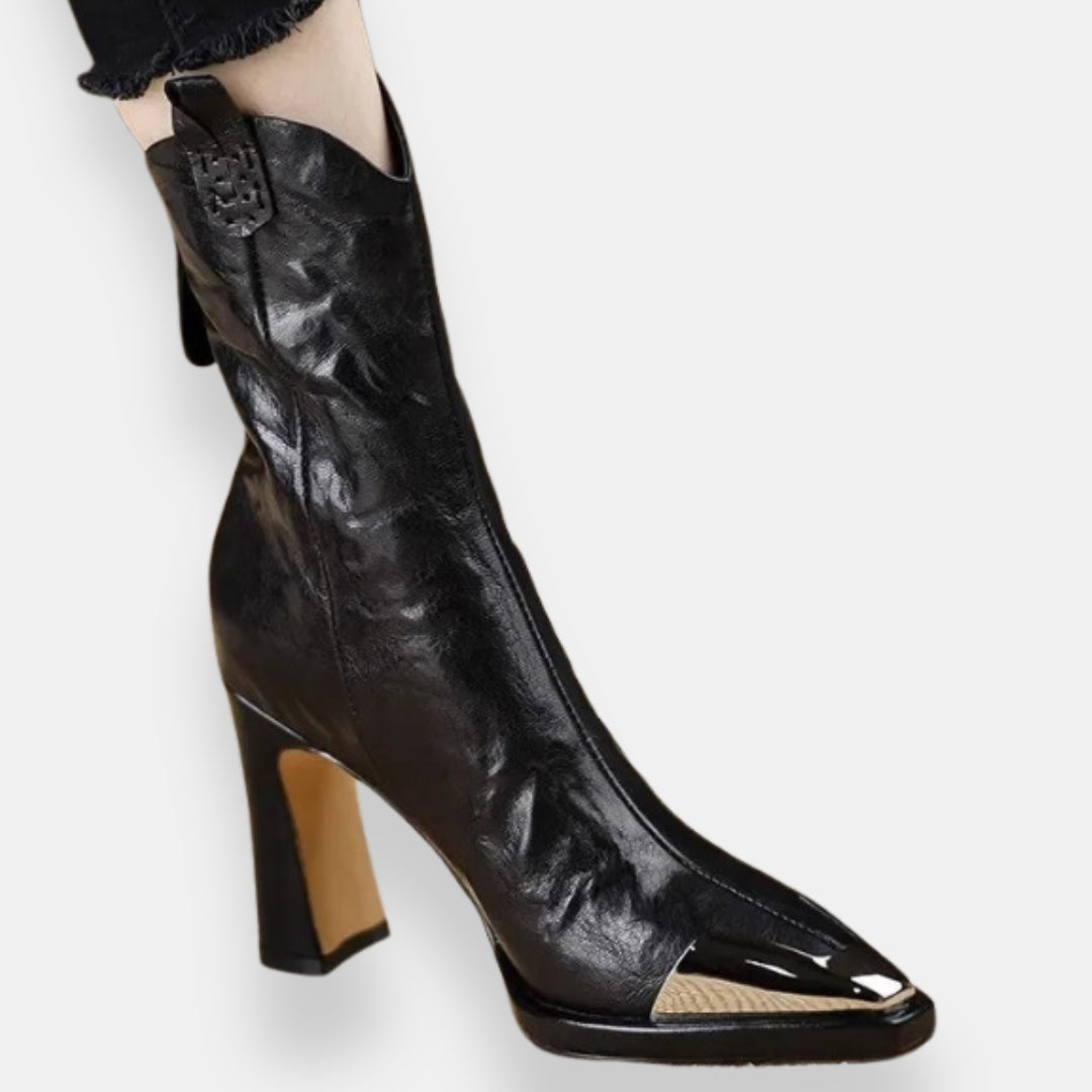 Norah | Bottines Talon Métallique