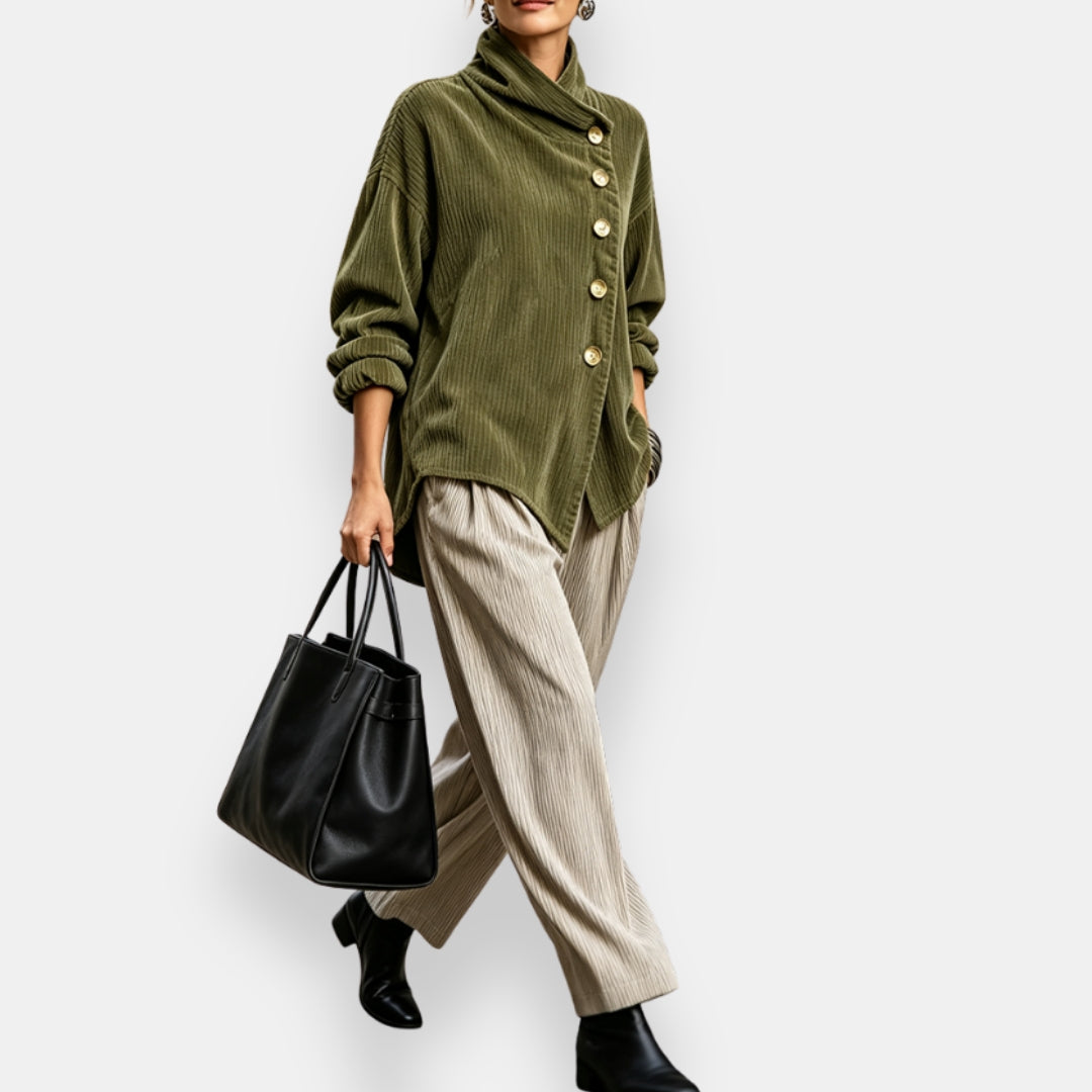 Oihana | Top Col Asymétrique