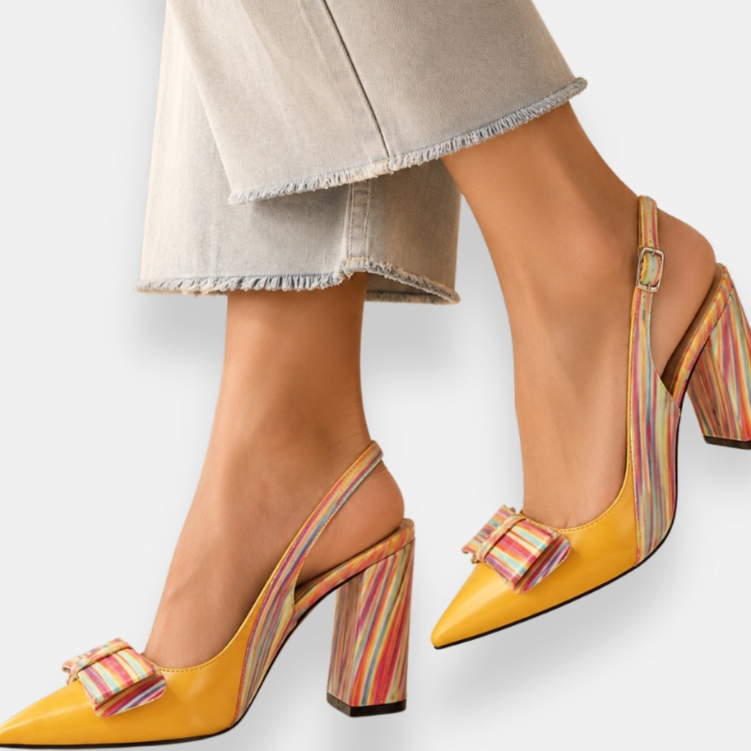 Volvane | Escarpins Slingback Bicolores