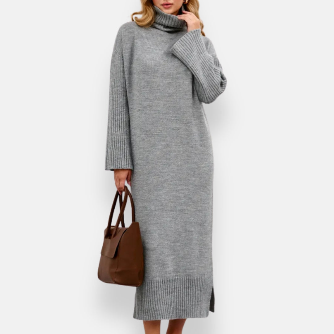 Liyana | Robe maille midi