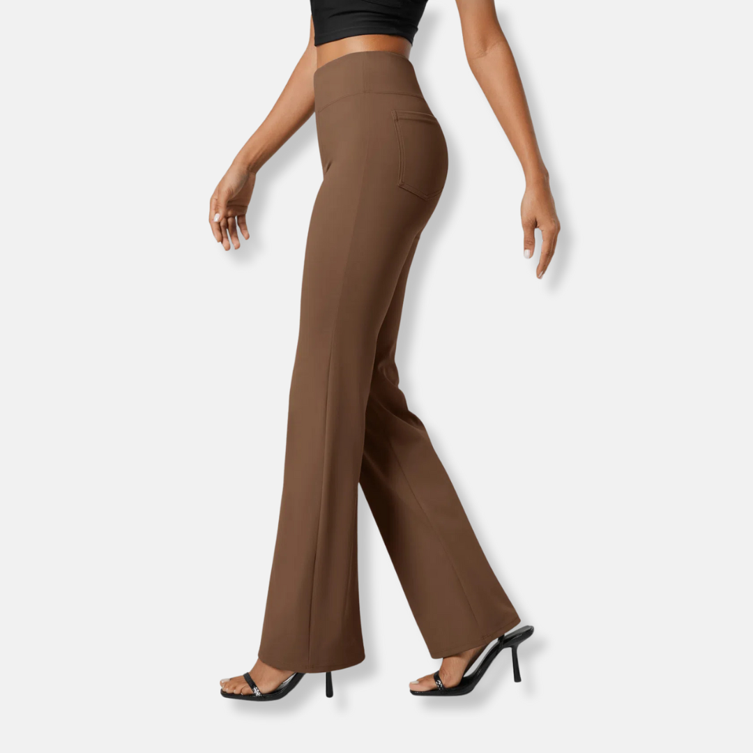 Ione | Pantalon large taille haute