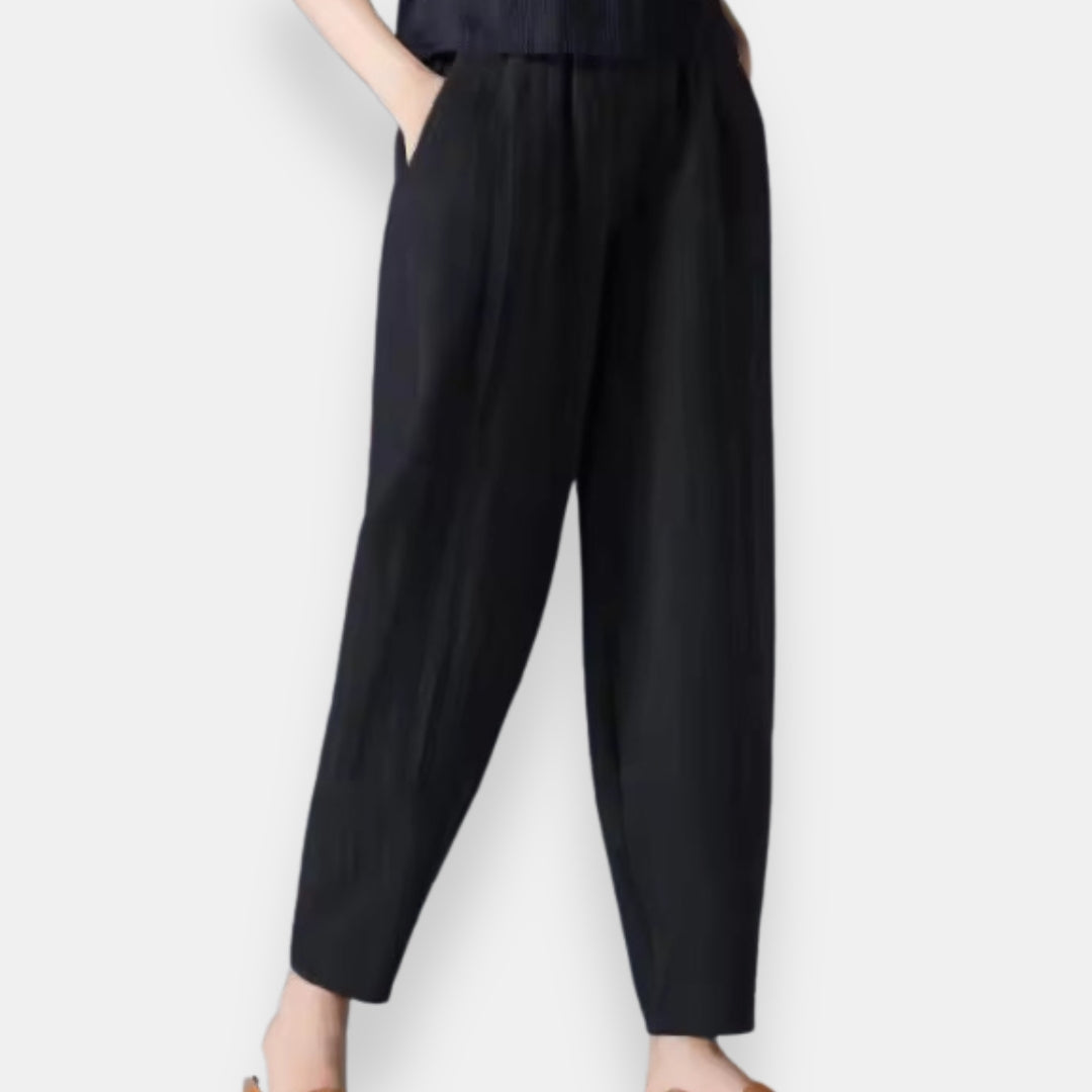 Nane | Pantalon Fuselé Élastiqué