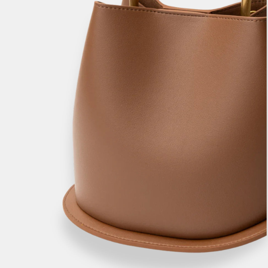 Xélvaine | Sac seau anse dorée