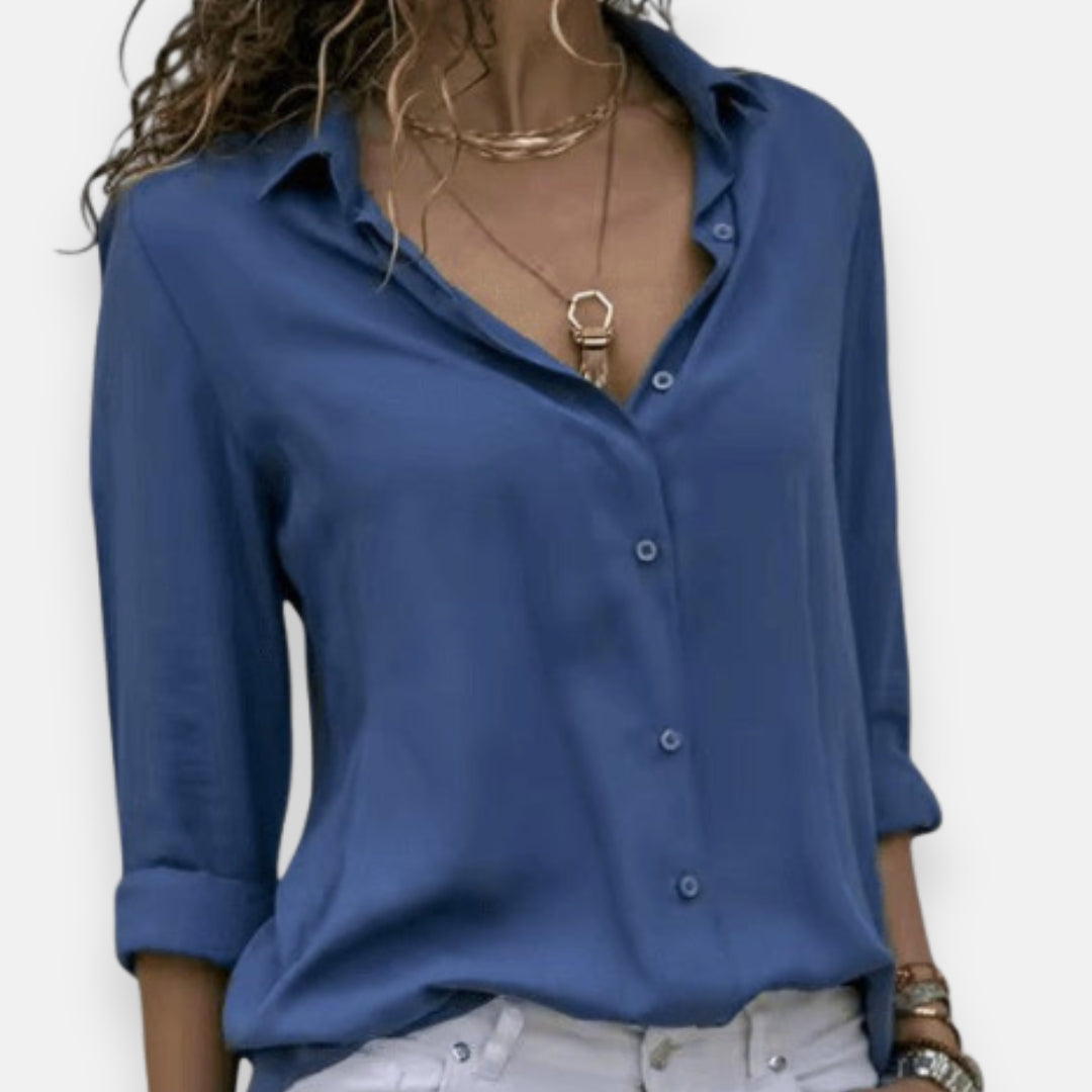 Annick | Chemise fluide à col classique