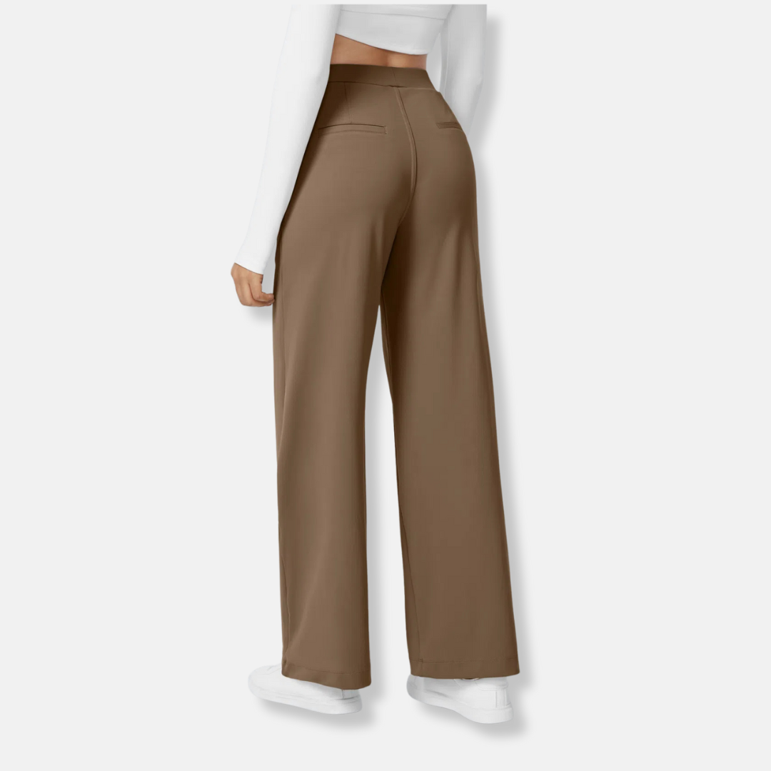 Nyra | Pantalon large taille haute