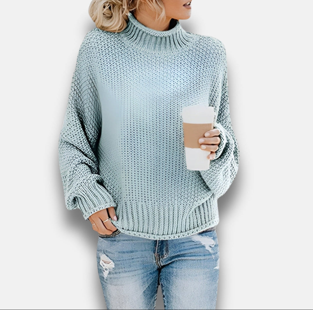 Tallulah | Pull à col roulé côtelé