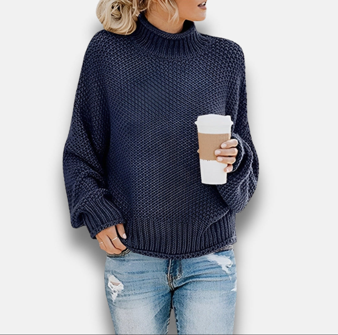 Tallulah | Pull à col roulé côtelé