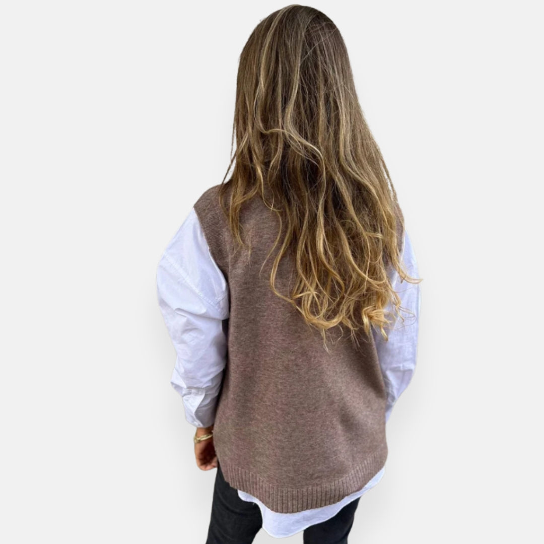 Nusa | Pull sans manches en maille