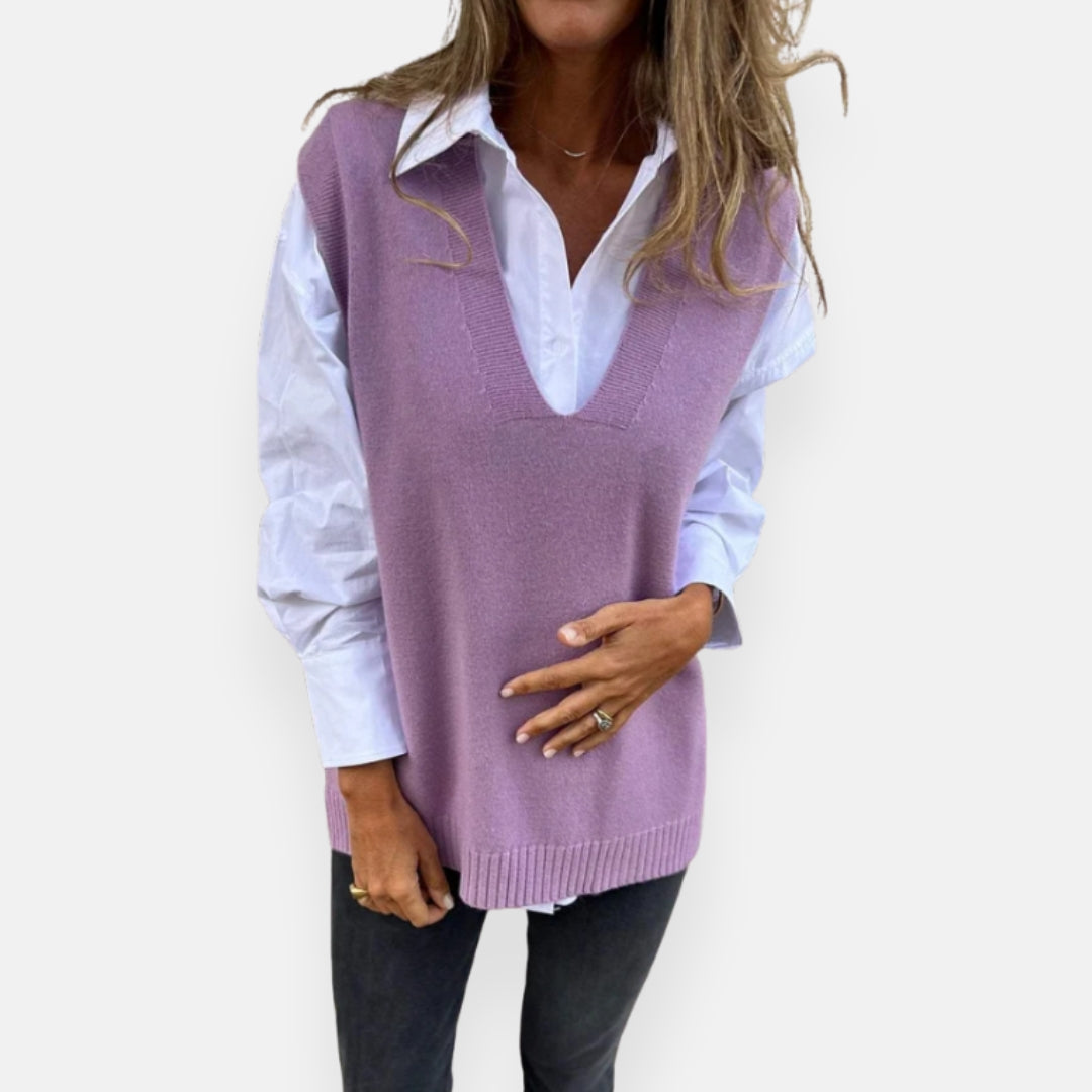Nusa | Pull sans manches en maille