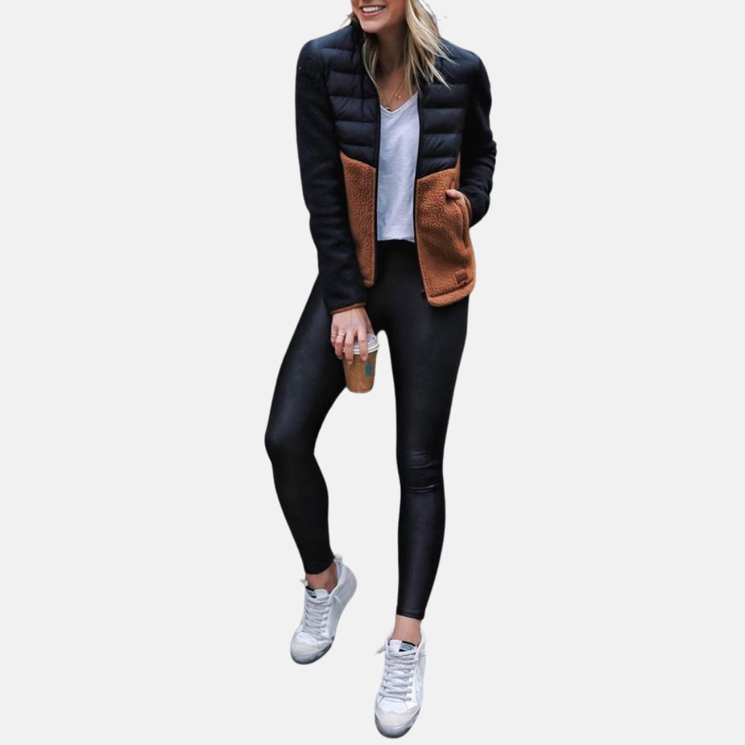 Amoria | Veste doudoune bicolore