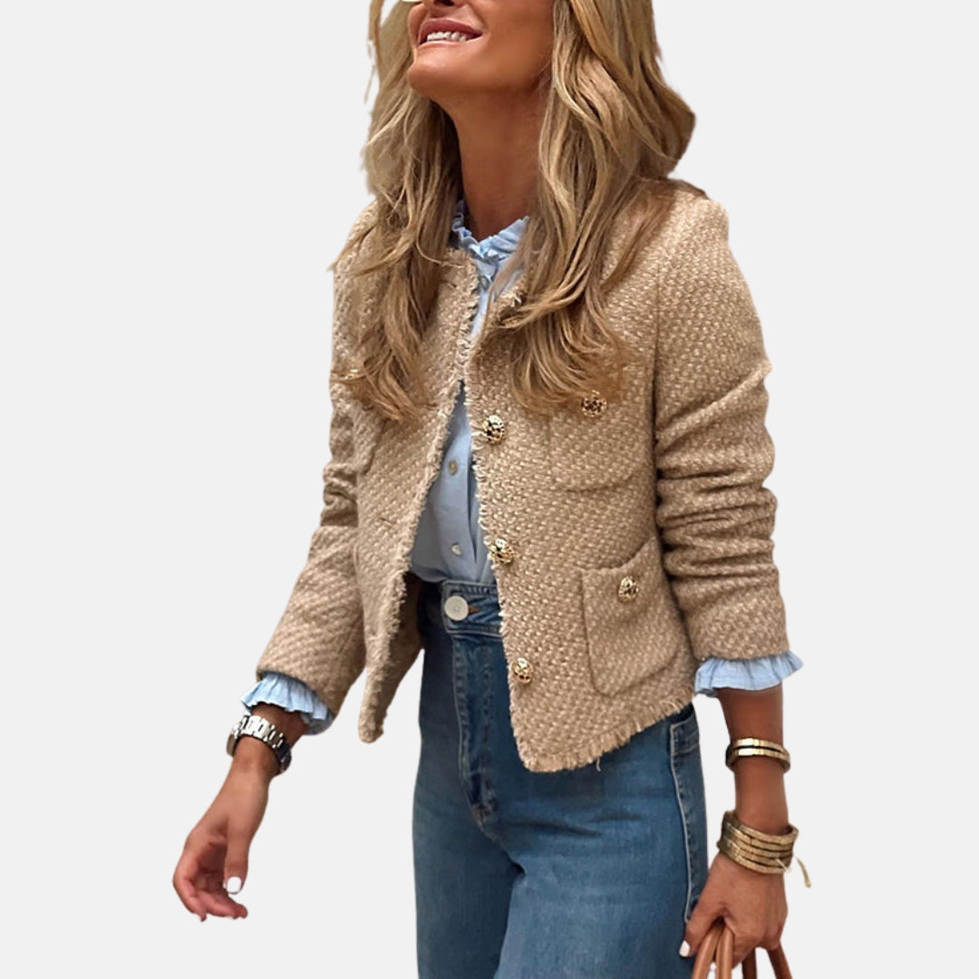 Olga | Veste courte texturée