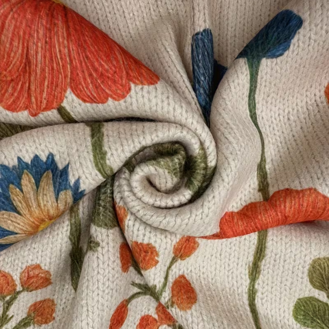 Yaël | Veste Maille Imprimée