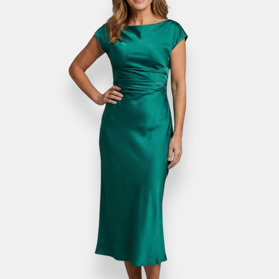 Suzette | Robe Satinée Bénitier