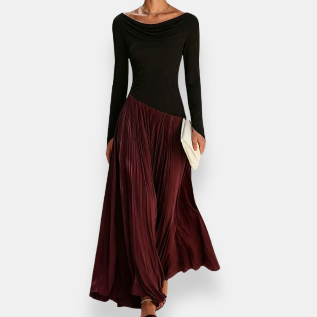 Juliane | Robe Plissée Asymétrique