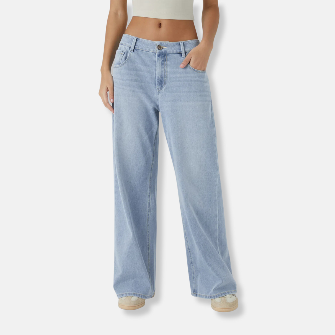 Audrey | Jean large taille haute